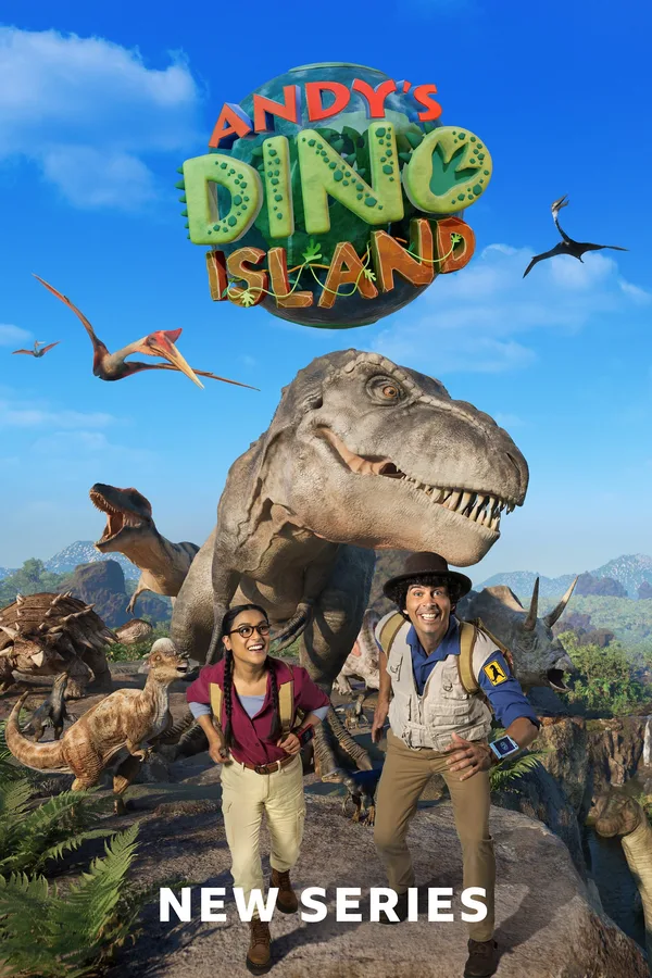 Andy's Dino Island poster