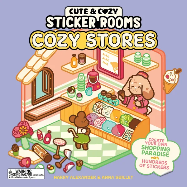 Cute & Cozy Sticker Rooms: Cozy Stores poster