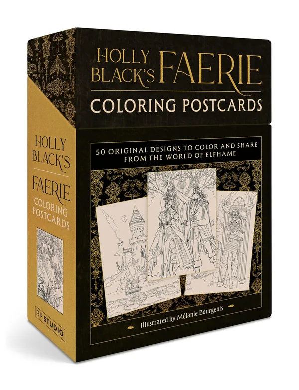 Holly Black’s Faerie Coloring Postcards poster
