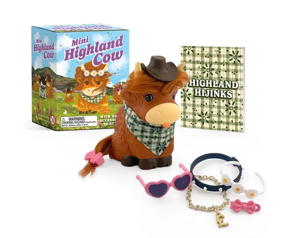 Mini Highland Cow poster